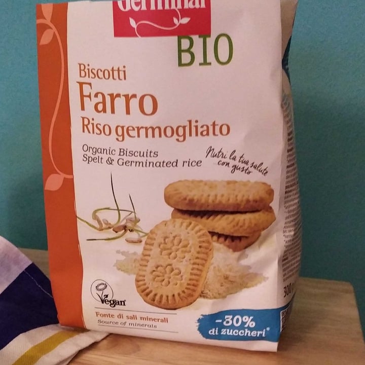 photo of Germinal Bio Biscotti farro riso germogliato shared by @rositarm on  30 Nov 2023 - review