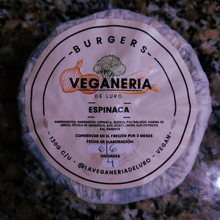 photo of Veganeria de Luro Burguers de Espinaca shared by @nanicuadern on  16 Apr 2025 - review
