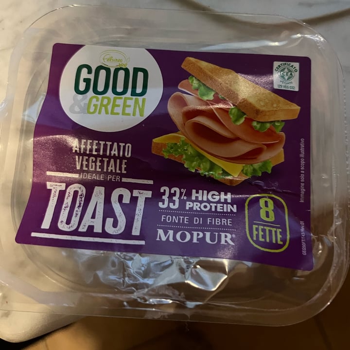photo of Good & Green Affettato vegetale ideale per toast shared by @lucyvegan83 on  03 Mar 2025 - review