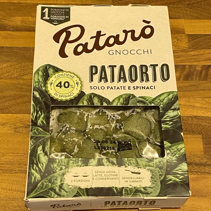 photo of Patarò Gnocchi Pataorto shared by @riminivegan on  01 May 2024 - review