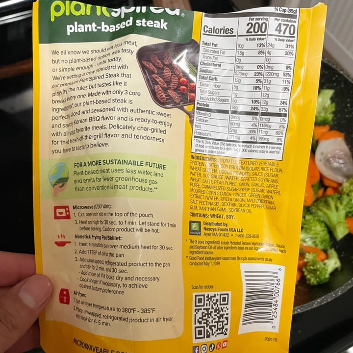 photo of Plant Spired korean bbq flavor steak shared by @ilean10 on  27 Feb 2024 - review