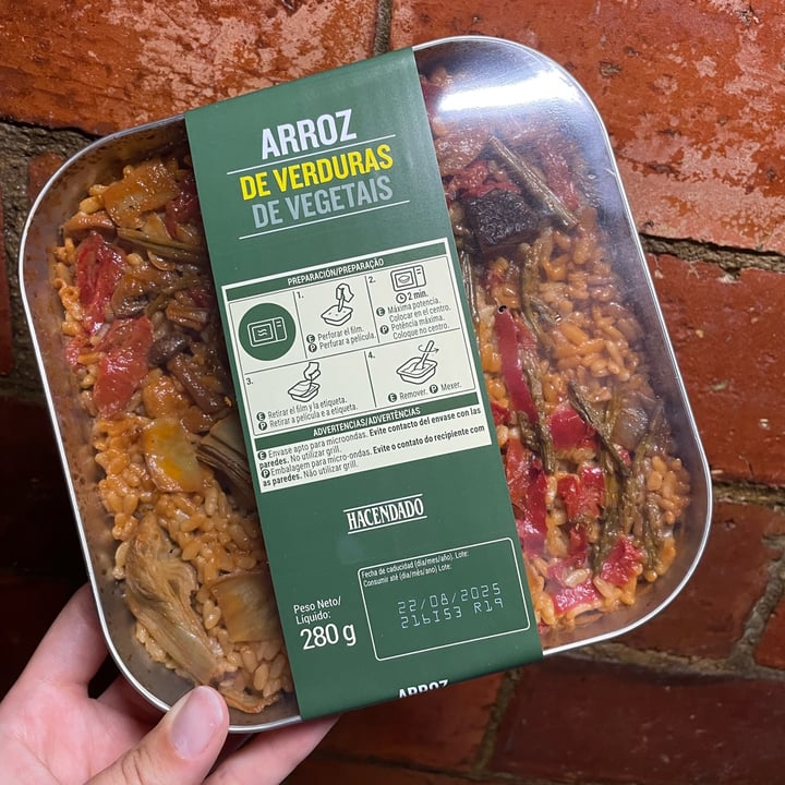 photo of Hacendado Arroz de Verduras shared by @pauladelriver on  15 Aug 2025 - review