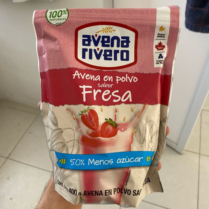 photo of Avena Rivero Avena en polvo para licuado sabor Fresa shared by @eroticelectronic on  14 Mar 2024 - review