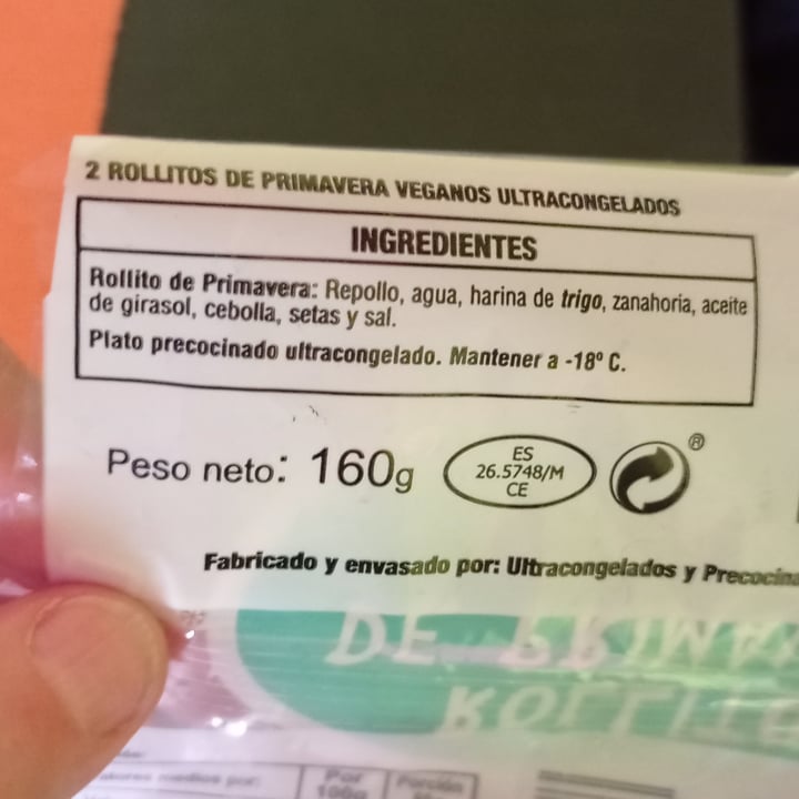 photo of UP Rollitos de primavera con setas shared by @nohemy on  20 Sep 2023 - review