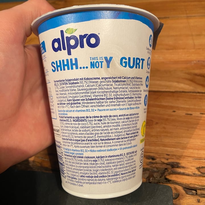 photo of Alpro SHHH... This Is Not Yogurt shared by @conhambrelias on  17 Oct 2023 - review