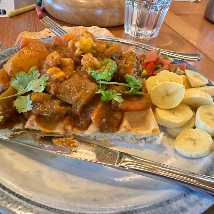 photo of The Waffle House Mild Vegetable Curry Waffle shared by @securemonkey88 on  07 Apr 2024 - review