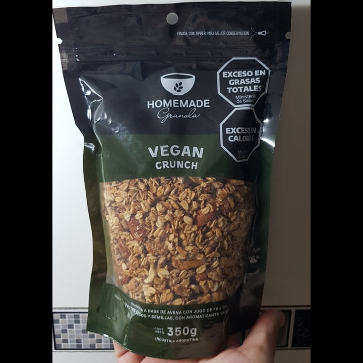 photo of Homemade Granola Vegan Crunch shared by @aquilesjugador on  18 Feb 2025 - review