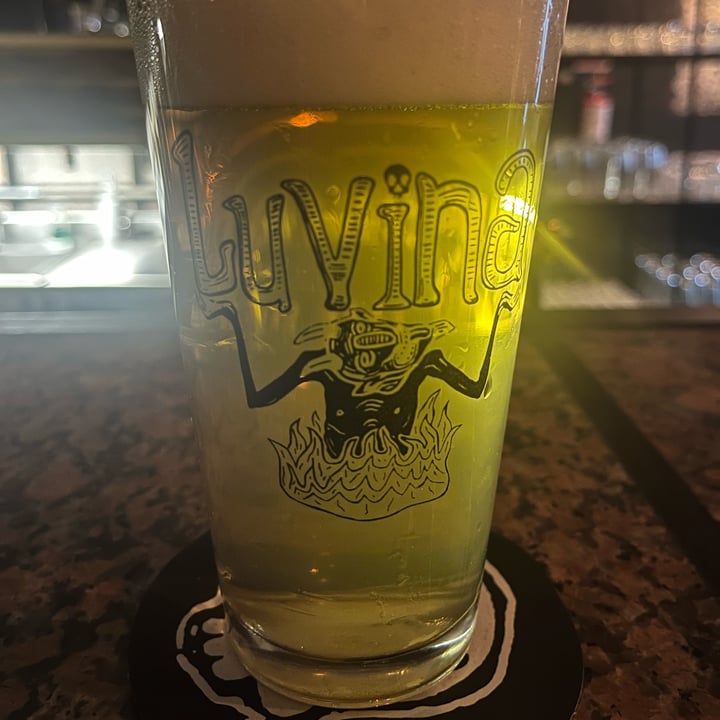 photo of Luvina Vegan Bar cerveza pilsner shared by @corriendofeliz on  24 Apr 2024 - review