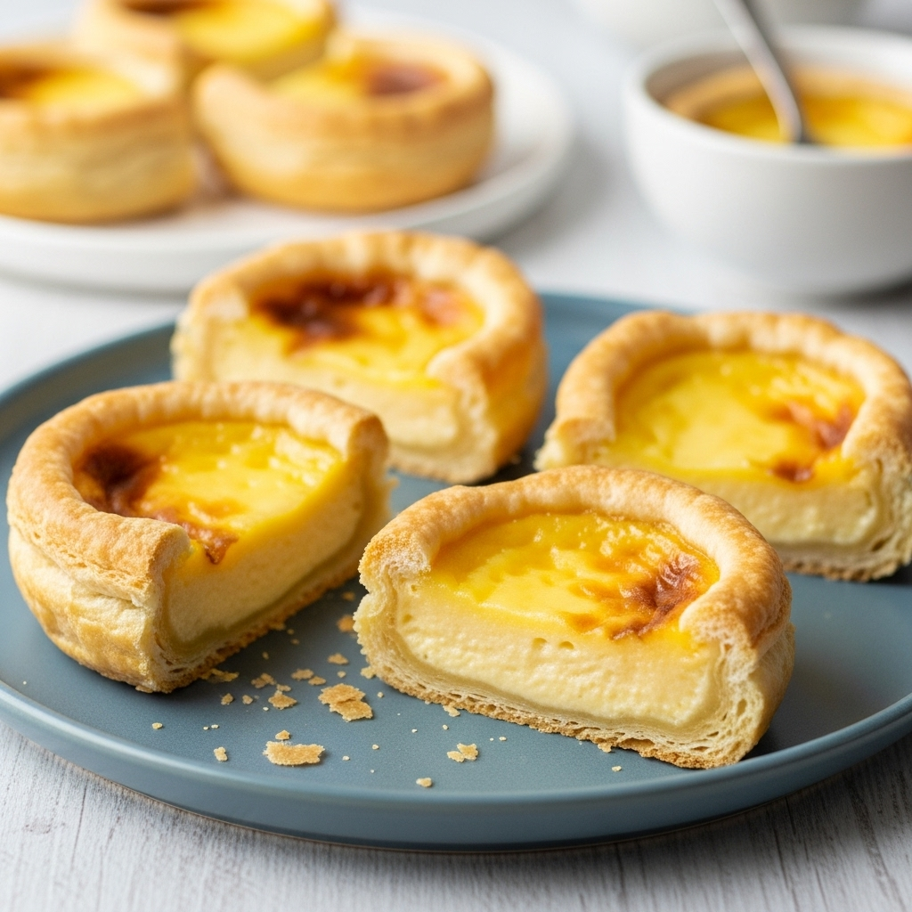 Homemade vegan custard slices, a delightful dairy-free pastry.