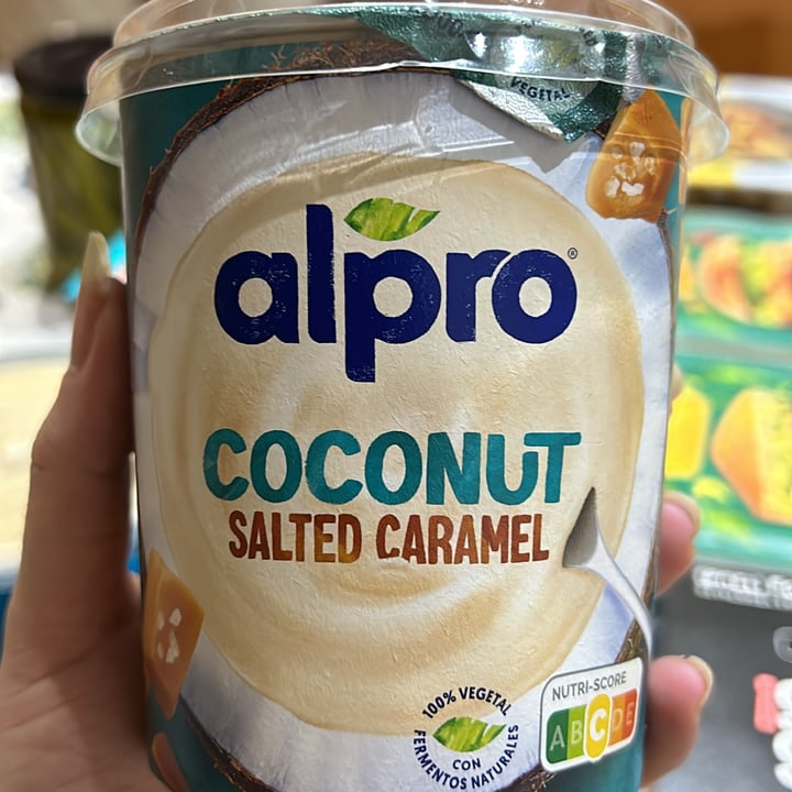 photo of Alpro Yogur salted caramel shared by @estelapolar on  22 Oct 2024 - review