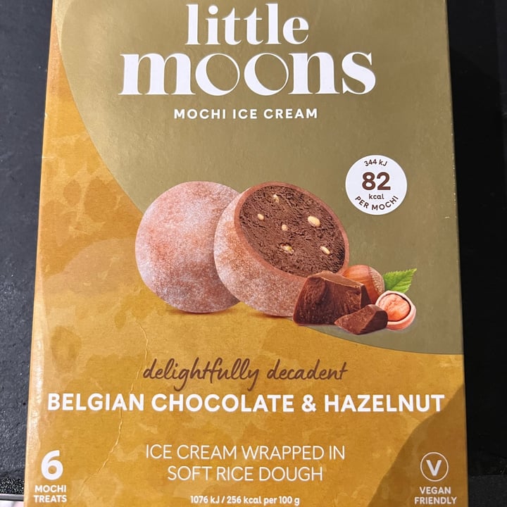 photo of Little Moons Belgian chocolate & hazelnut mochi shared by @ana7 on  27 Aug 2023 - review