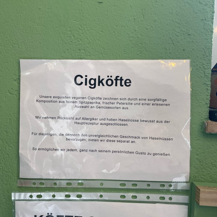 photo of Oggys Grill Vegan Cigköfte shared by @bixie-quixie on  04 May 2024 - review