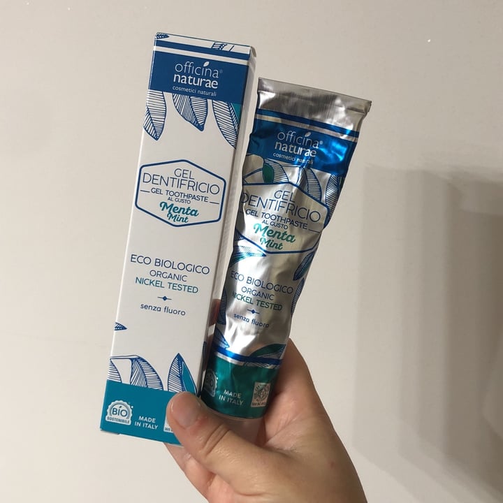 photo of Officina naturae Gel dentifricio menta shared by @spazioverdegreen on  30 Apr 2024 - review