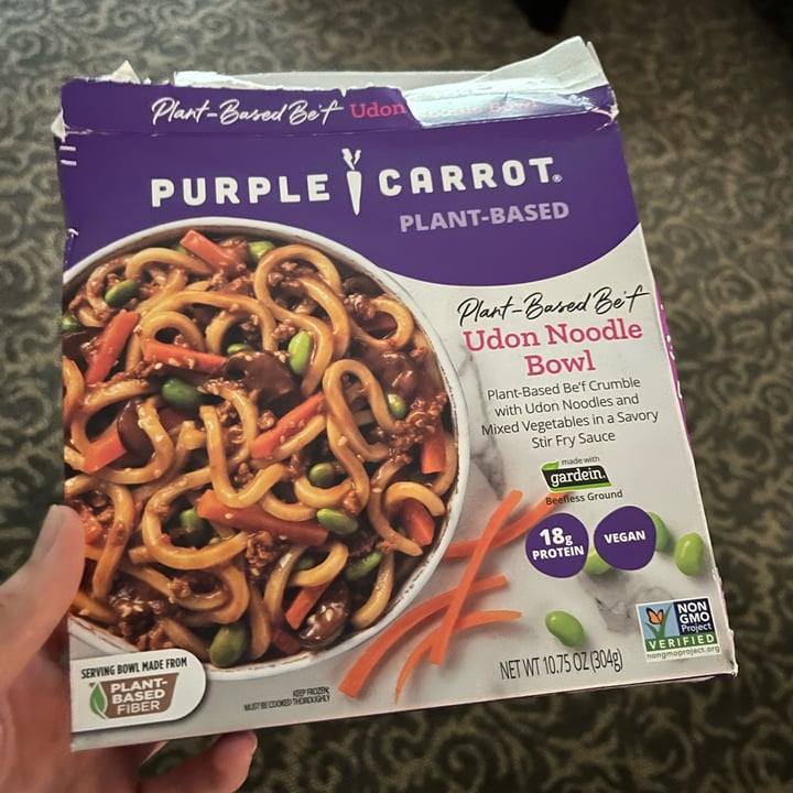 photo of Purple Carrot Udon Noodle Bowl shared by @andrewbrown23 on  26 Aug 2023 - review