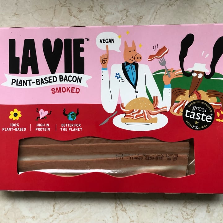 photo of La Vie Foods plant based bacon shared by @andrewshave11 on  13 Sep 2023 - review