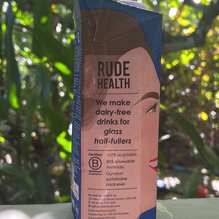 photo of Rude health Barista Oat Milk shared by @herbivoracious on  10 Feb 2024 - review