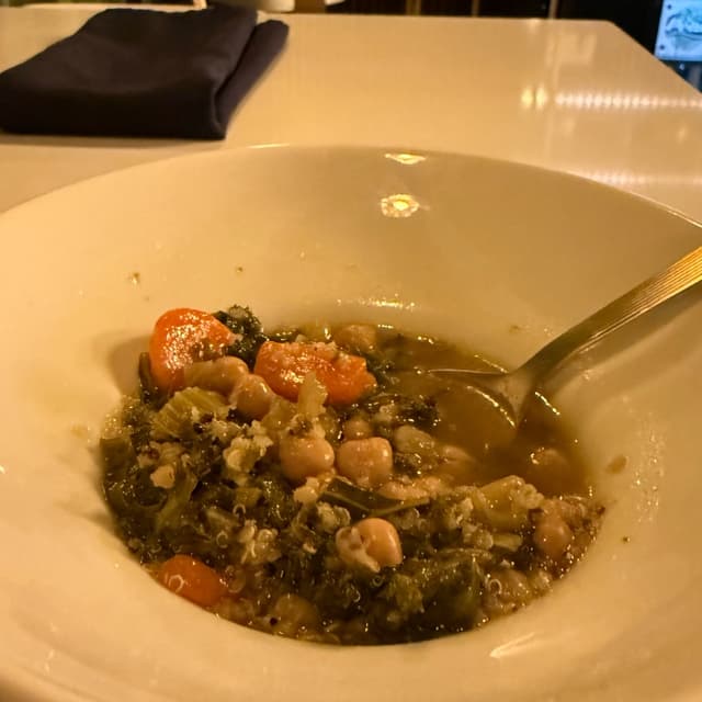 Photo of the dish “Seasonal Kale Chickpea Soup”