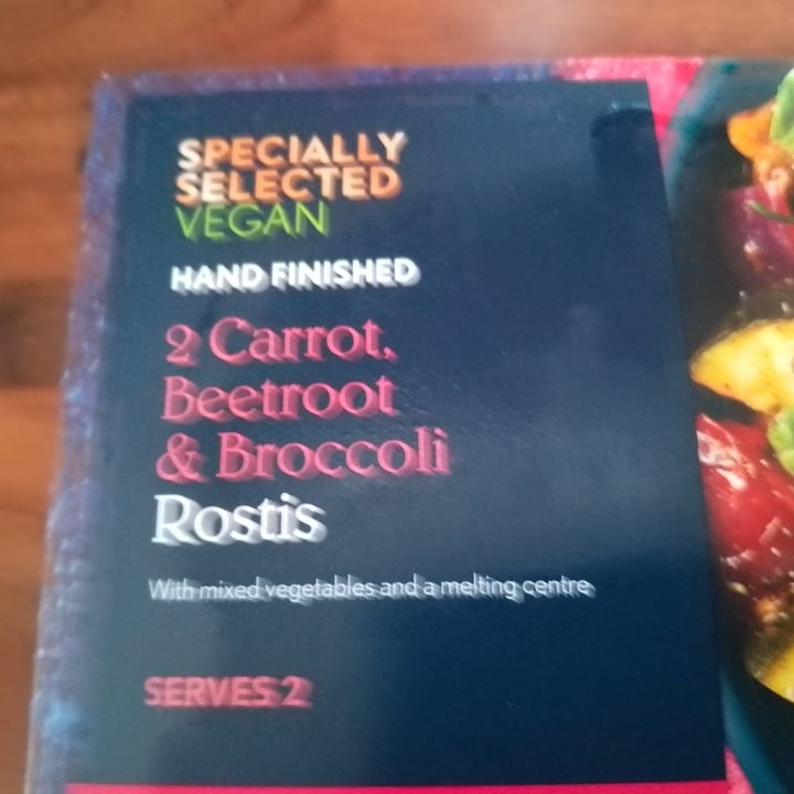 photo of ALDI Specially Selected 2 Carrot, Beetroot and Broccoli Rostis shared by @lucylou77 on  21 Sep 2025 - review