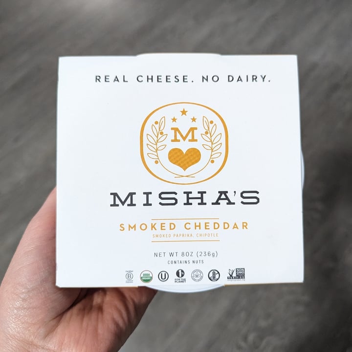 photo of Misha’s Kind Foods Non-Dairy Cheese Smoked Cheddar shared by @tina360 on  29 Apr 2024 - review