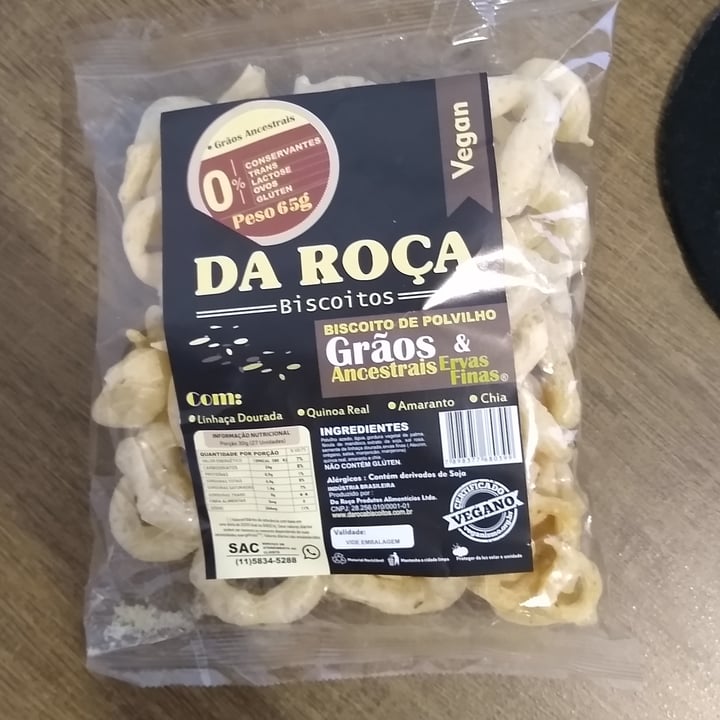 photo of Da roça biscoitos Biscoito De Polvilho Grãos Ancestrais E Ervas Finas shared by @ishwari on  26 Aug 2023 - review