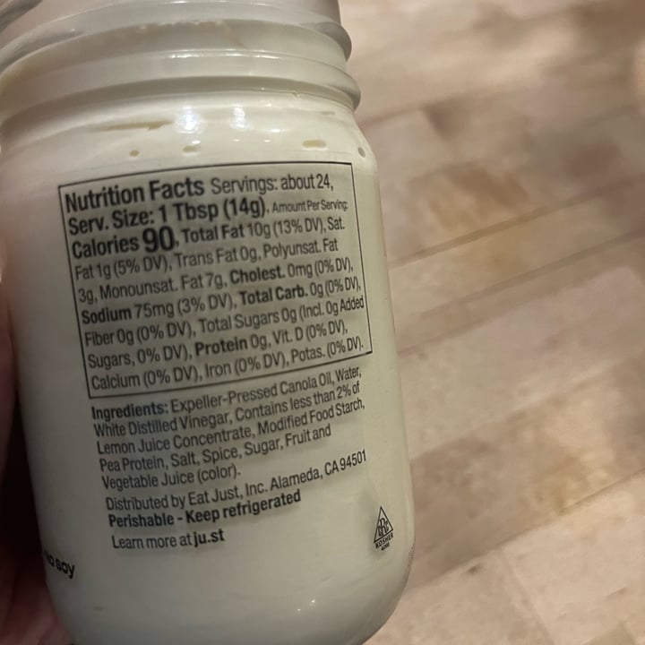 photo of JUST Egg Original Mayo shared by @vegancheese on  22 Feb 2024 - review