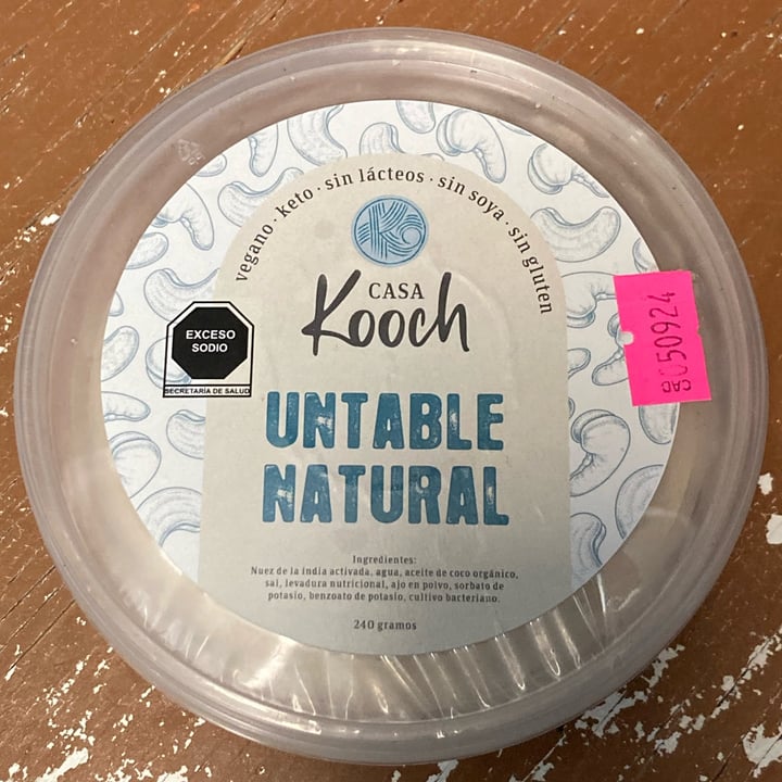 photo of Casa Kooch Untable Natural shared by @burritosabaneroooo on  28 Aug 2024 - review