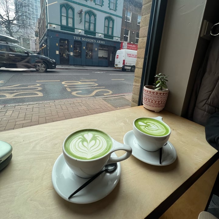 photo of Nostos Coffee Oat Matcha Latte shared by @oceancall on  07 Mar 2024 - review
