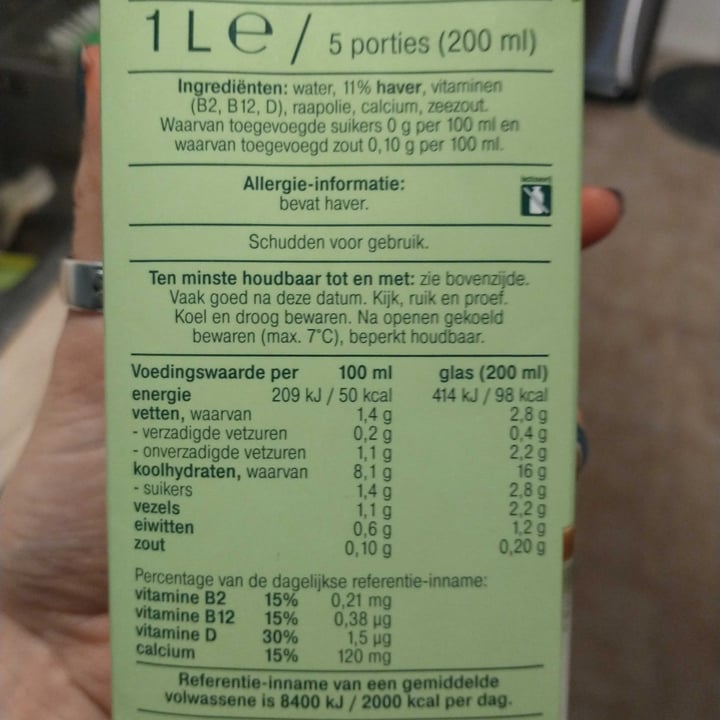 photo of Albert Heijn AH haver drink shared by @kamerplant on  05 Jan 2024 - review