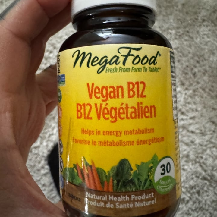 photo of MegaFood Vegan B12 shared by @carrieannburns on  04 Oct 2025 - review