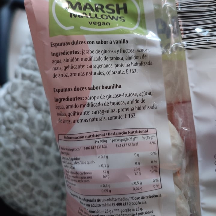photo of Sweetland Marshmallows Vegan Sabor vainilla Extra suave shared by @theandalusianqueer on  14 Mar 2024 - review