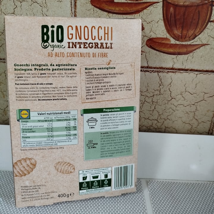 photo of Nonna mia Bio gnocchi integrali shared by @viveregreenn on  03 Feb 2025 - review