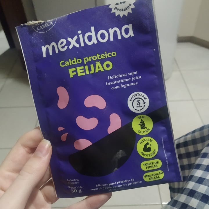 photo of Mexidona Caldo Proteico Feijão shared by @luisafdem on  10 Jul 2024 - review