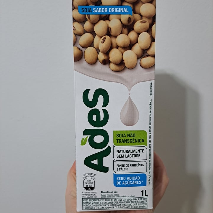 photo of Ades Soja Sabor Original shared by @aranvegan on  03 Sep 2023 - review