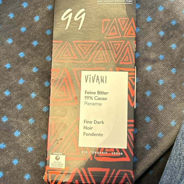 photo of Vivani Feine Bitter 99% shared by @lucasigno on  09 Jul 2024 - review