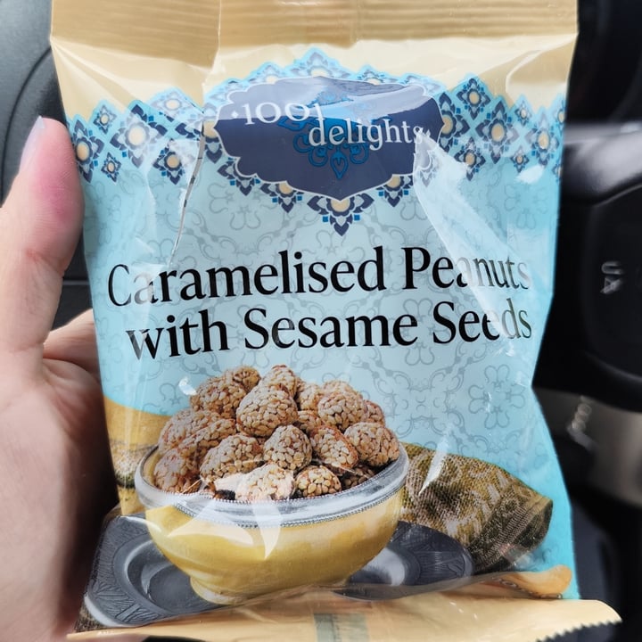 photo of 100 delights caramelised peanuts with sesame seeds shared by @lisabambinasaggia on  28 Mar 2025 - review