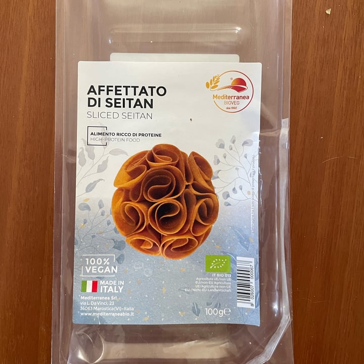 photo of Mediterranea BioVeg Affettato di Seitan shared by @sanponzo on  21 Feb 2024 - review