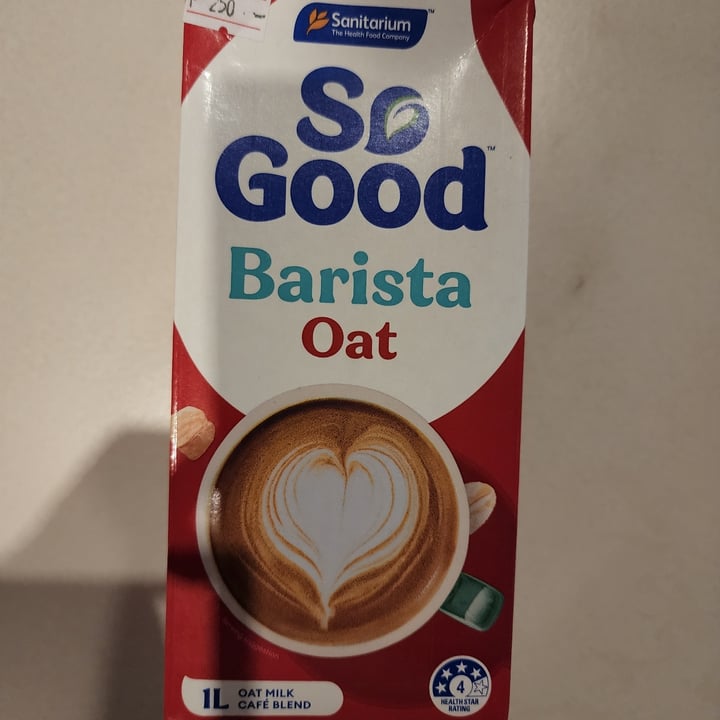 photo of So Good So Good Barista Oat Milk shared by @teamaldous on  29 Apr 2024 - review