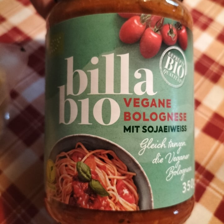 photo of billa bio Vegane Bolognese shared by @raffa70s70 on  30 Aug 2023 - review