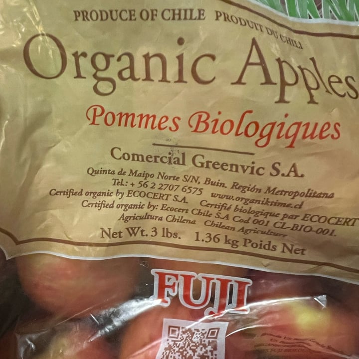 photo of Organic time organic fuji apples shared by @allycat38 on  12 Sep 2025 - review
