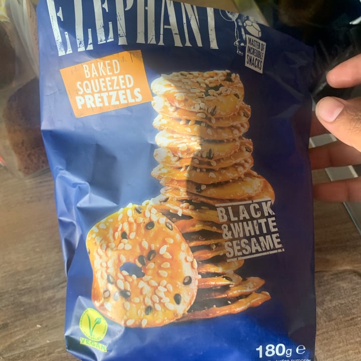 photo of Elephant Pretzels with black and white sesame shared by @dg23 on  19 Feb 2024 - review