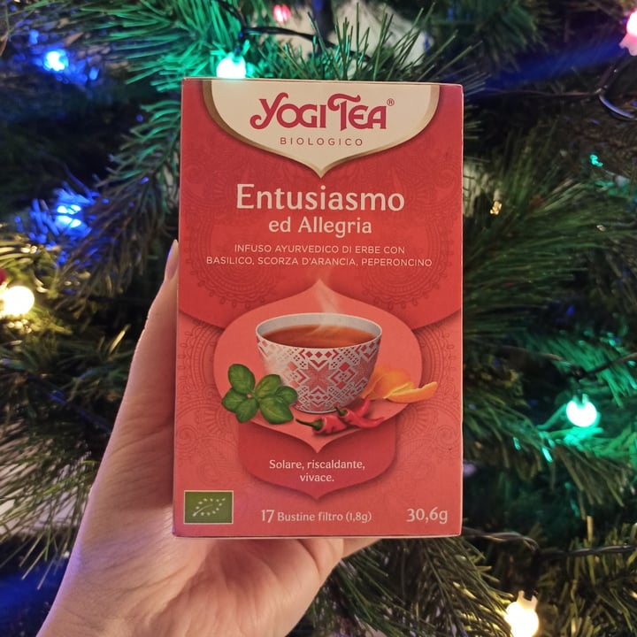 photo of Yogi Tea Organic Entusiasmo shared by @annalisaballerini on  26 Dec 2023 - review