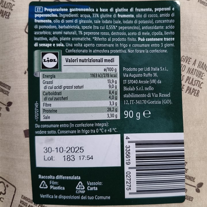 photo of Vemondo Affettato vegetale piccante shared by @komorebima on  15 Aug 2025 - review