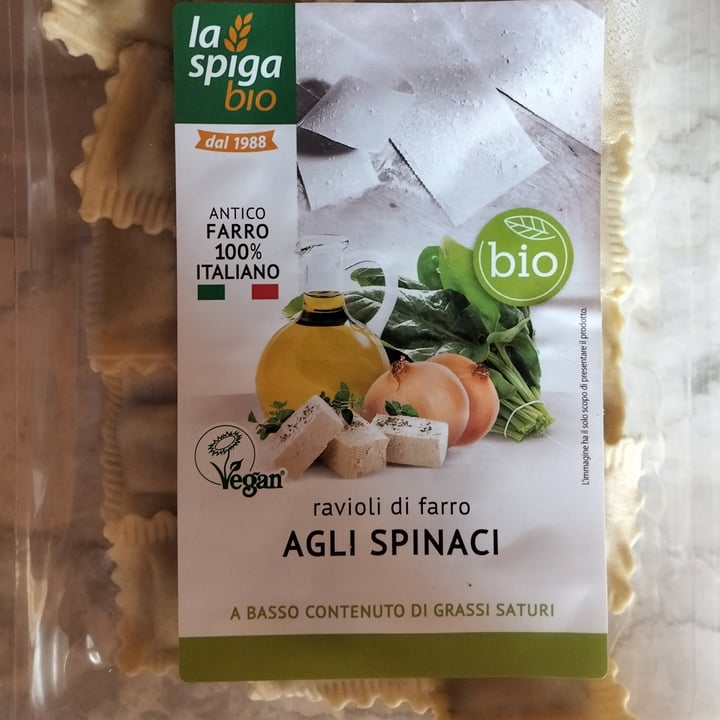 photo of La Spiga Bio Ravioli di Farro agli spinaci shared by @carmillabresh on  02 Jul 2024 - review