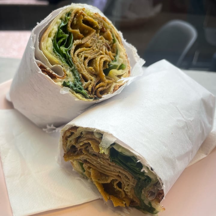 photo of It's a Trap Seitan & pesto wrap shared by @curtistheweirdcat on  26 Sep 2024 - review
