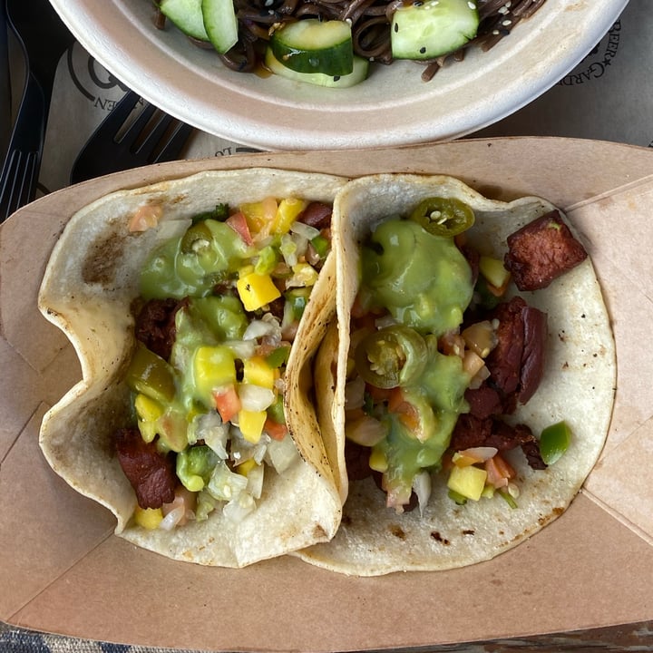 photo of Edgewater Beer Garden vegan taco shared by @krissyblackband on  04 Nov 2023 - review