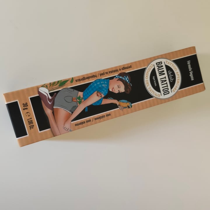 photo of Delab Balm tatoo vegan formula shared by @javisanx on  14 Sep 2025 - review