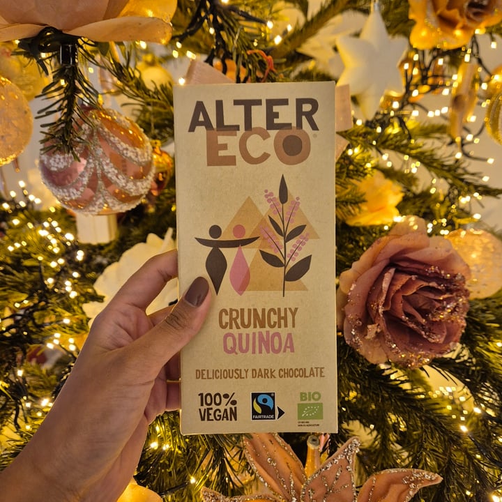 photo of Alter Eco crunchy quinoa deliciously dark chocolate shared by @ishara- on  23 Dec 2024 - review