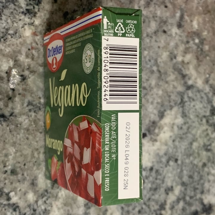 photo of Dr. Oetker Gelatina de Morango shared by @vimauro on  30 Sep 2025 - review