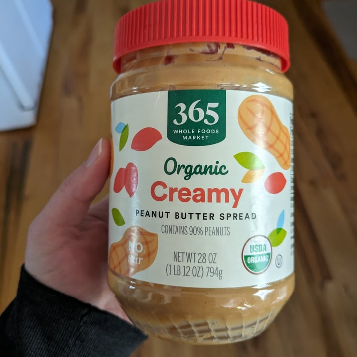 365 Whole Foods Market Organic Creamy Peanut Butter Spread Review ...