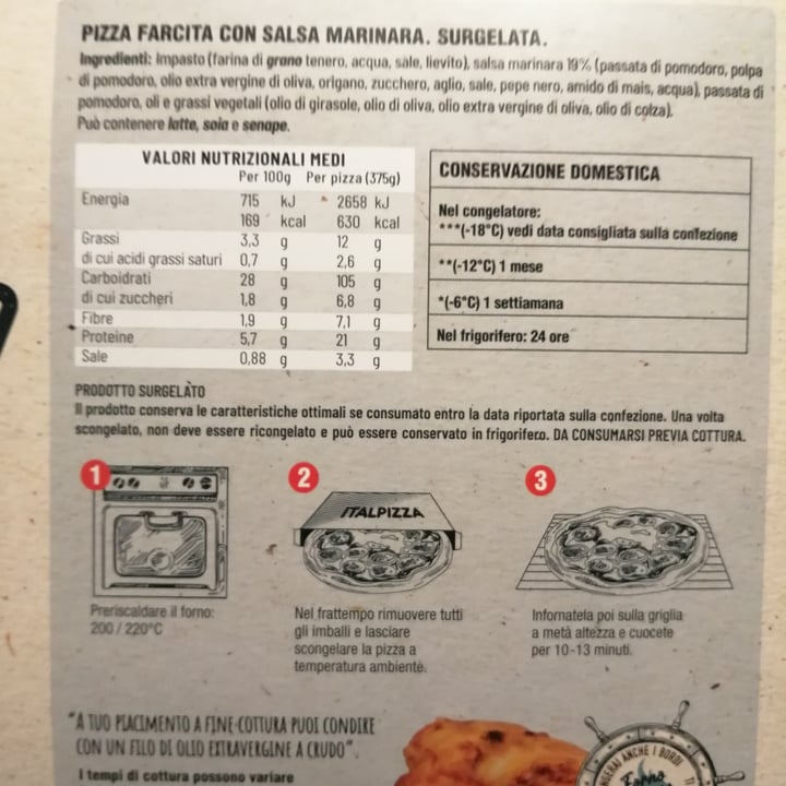 photo of Italpizza La Numero 1 Marinara shared by @indaco on  23 Oct 2023 - review